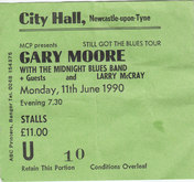 Gary Moore And The Midnight Blues Band / Larry McCray on Jun 11, 1990 [853-small]