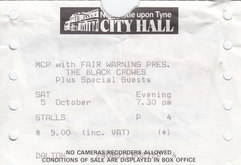 The Black Crowes / Thee Hypnotics on Oct 5, 1991 [869-small]