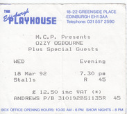 Ozzy Osbourne / D-A-D on Mar 18, 1992 [873-small]