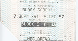 Black Sabbath / Fear Factory on Dec 5, 1997 [890-small]