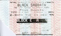 Black Sabbath / System of a Down / Godsmark / Drain STH on Dec 21, 1999 [891-small]