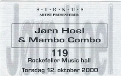 Jørn Hoel & Mambo Combo on Oct 12, 2000 [471-small]