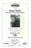 Raul Malo on Dec 7, 2012 [871-small]