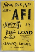AFI / Unity / Beef With Society / Load on Oct 14, 1994 [417-small]