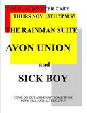 The Rainman Suite / Avon Union / Sick Boy on Nov 13, 2008 [311-small]