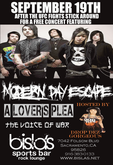 Modern Day Escape / aloversplea / The Voice of War on Sep 19, 2009 [289-small]