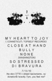 My Heart to Joy / Close At Hand / Bully / None / So Stressed / Di Bravura on Jul 13, 2010 [021-small]