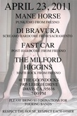 Mane Horse / Di Bravura / Fast Car / The Milford Higgins on Apr 23, 2011 [235-small]