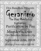 Geranimo / Purification by Fire / Murderlicious on Sep 20, 2008 [843-small]
