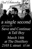 A Single Second / Save and Continue / Tall Boy on Mar 13, 2010 [123-small]