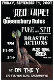 Red Tape / The Queensbury Rules / Puke and Spit / Drastic Actions / Blood Brains Beer on Sep 14, 2007 [171-small]