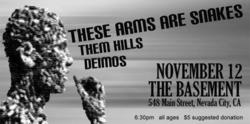 These Arms Are Snakes / Them Hills / Deimos on Nov 12, 2007 [328-small]