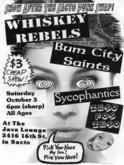 Zero For Zero / Whiskey Rebels / The Sycophantics / Bum City Saints on Oct 3, 2009 [371-small]