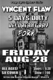 5 Days Dirty / S.T.D. / Vyncent Flaw / Delorean Gray on Aug 28, 2009 [714-small]