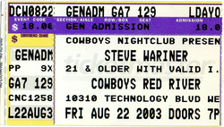 Steve Wariner on Aug 22, 2003 [801-small]