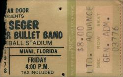 Bob Seger & The Silver Bullet Band / Foreigner / Toby Beau on Jun 30, 1978 [217-small]