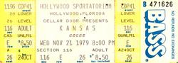 Kansas / Sniff 'N' The Tears on Nov 21, 1979 [233-small]