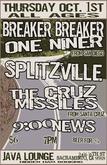 Breaker Breaker One Niner / splitsville / The Cruz Missiles / 9:00 News on Oct 1, 2009 [814-small]