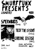 Spermbirds / Chronic Disease / Test The Distort on Dec 25, 1989 [573-small]