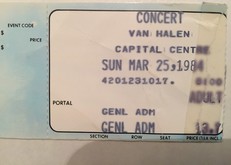 Van Halen  / Autograph on Mar 25, 1984 [964-small]