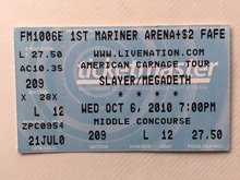 Megadeth / Anthrax / Slayer on Oct 6, 2010 [976-small]
