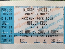 Megadeth / Mötley Crüe on Aug 2, 2000 [018-small]