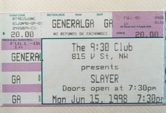 Slayer / System of a Down / Clutch on Jun 15, 1998 [019-small]