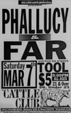 Tool / Phallucy / Far on Mar 7, 1992 [258-small]