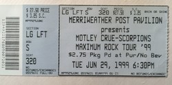 Motley Crue  / Scorpions / Flash Bastard on Jun 29, 1999 [029-small]