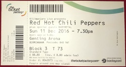 Red Hot Chili Peppers / Baby Metal on Dec 11, 2016 [128-small]