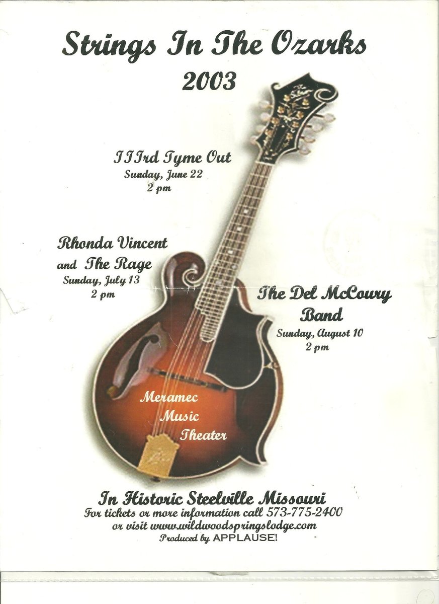 Concert History of Wildwoods Spring Lodge Steelville, Missouri, United