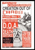 D.O.A. / Death Sentence / Ogre / Organized Kaos / Curious George on May 13, 1988 [440-small]