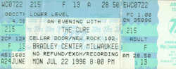 The Cure on Jul 22, 1996 [834-small]