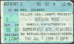 Depeche Mode on Jul 7, 1994 [839-small]