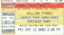 The Rolling Stones / Pretenders on Sep 13, 2002 [882-small]