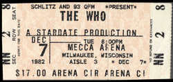 The Who on Dec 7, 1982 [889-small]