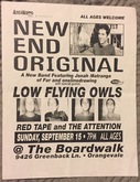 New End Original / Low Flying Owls / Red Tape / The Attention on Sep 15, 2002 [975-small]