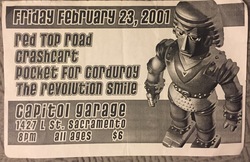 The Revolution Smile / Pocket for Corduroy / Red Top Road / Crashcart on Feb 23, 2001 [978-small]