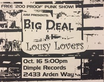 Big Deal / Lousy Lovers on Oct 16, 1999 [982-small]