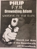 FYH / Phlip / Speeding in the Rain / Drowning Adam on Mar 1, 2001 [993-small]