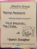 Electro Group / Marine Research / The Crabs / Sarah Dougher on Jul 13, 1999 [996-small]