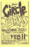 Circle Jerks / House of Commons / Pariah / Decry / Circle Kross on Feb 11, 1984 [032-small]