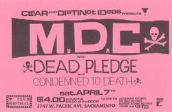 MDC / Dead Pledge / Condemned to Death on Apr 7, 1984 [036-small]
