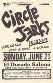 Circle Jerks / Asexuals / Frontline / Pope-A-Lopes / J-Dolls on Jun 18, 1987 [049-small]