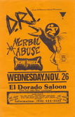 D.R.I. / Verbal Abuse / Death Angel on Nov 26, 1986 [050-small]