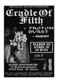 Cradle of Filth / Proton Burst on Apr 29, 1997 [965-small]