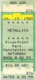 Metallica / The Cult on Jul 15, 1989 [617-small]