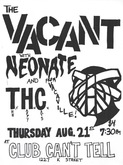 The Vacant / Neonate / T.H.C. on Aug 21, 1986 [140-small]