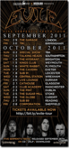 Savage Messiah / Sanguine / EVILE on Oct 17, 2011 [215-small]