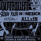 Outright / Stolen Youth / Homesick / Stabbitha & The Knifey Wifeys / All In on Aug 3, 2018 [224-small]